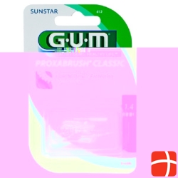 GUM SUNSTAR Proxabrush ISO 4 1.4mm cylindric refill pink 8 pcs