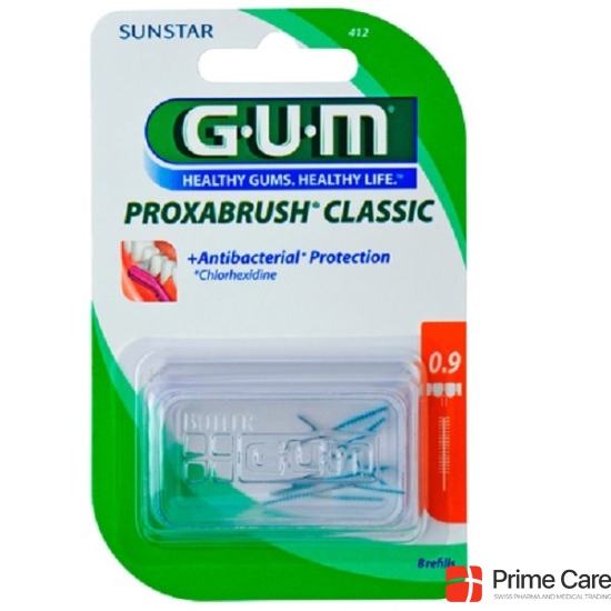 GUM SUNSTAR Proxabrush ISO 2 0.9mm cylindric refill orange 8 pcs