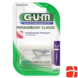 GUM SUNSTAR Proxabrush ISO 3 1.2mm cylindric refill violet 8 pcs