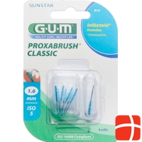GUM SUNSTAR Proxabrush ISO 5 1.6mm conique refill blue 8 pcs