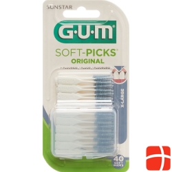 GUM SUNSTAR bristles Softpicks Xtra-Large 40 pcs