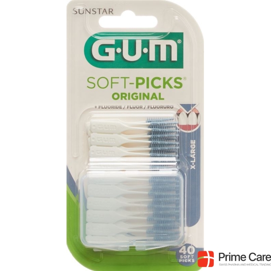 GUM SUNSTAR bristles Softpicks Xtra-Large 40 pcs