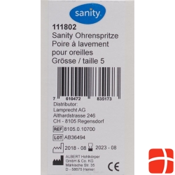 Sanity ear syringe Gr5 41ml