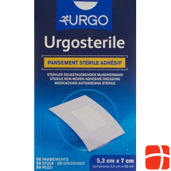 Urgostérile sterile wound dressing 53x70mm 50 pcs