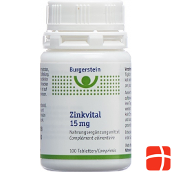 Burgerstein Zinkvital tablets 15 mg Ds 100 pieces