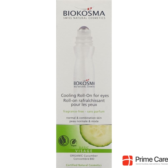 Biokosma Basic cooling eye roll-on 15ml