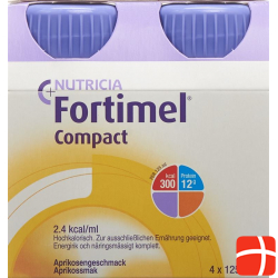 Fortimel Compact apricot 4 Fl 125 ml