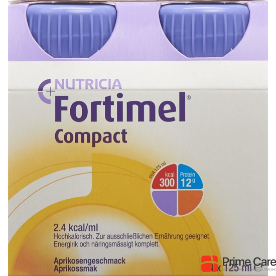 Fortimel Compact apricot 4 Fl 125 ml