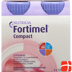 Fortimel Compact strawberry 4 Fl 125 ml