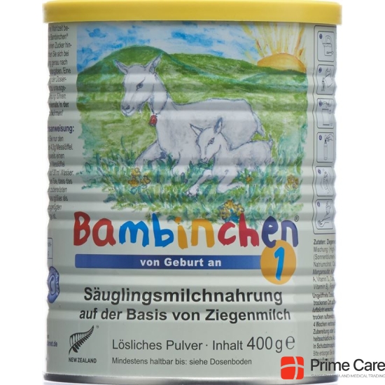 Bambinchen 1 beginning dairy goats milk Ds 400 g