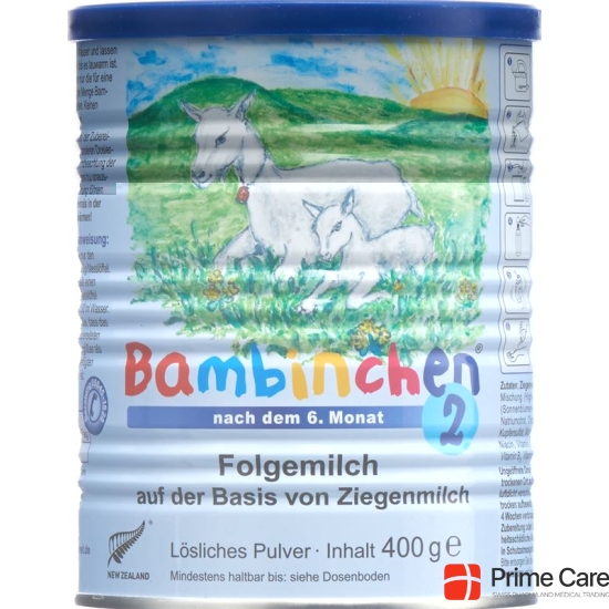 Bambinchen 2 follow-on milk from goat's milk Ds 400 g buy online