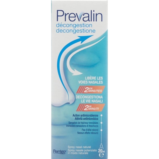 Prevalin nose freely nasal spray 20 ml