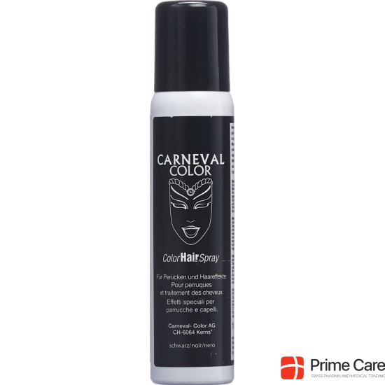 Carnival Color Hair spray black 100 ml