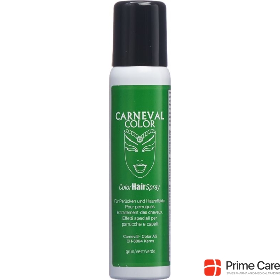 Carnival Color Hair Spray Green 100ml