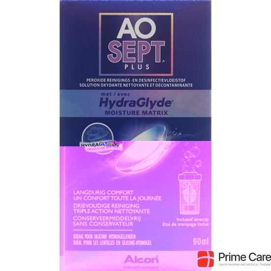 Aosept Plus with 90 ml HydraGlyde