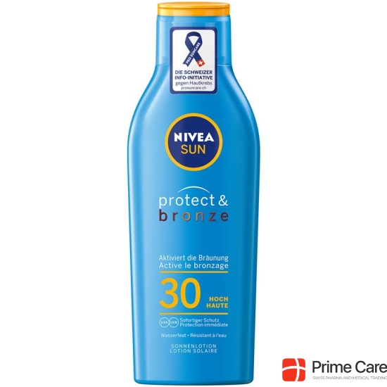 Nivea Sun Protect & Bronze Sun Lotion SPF 30 200 ml