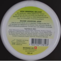 Biosana MSM Universal Balm 100 ml