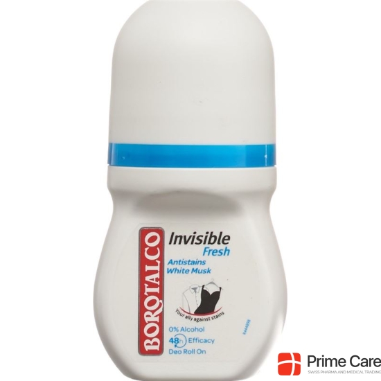 Borotalco Invisible Fresh Roll-on Deodorant 50 ml buy online