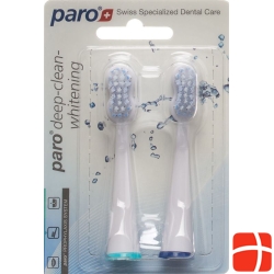 Paro Deep Clean toothbrush whitening spare sonic 2 pcs