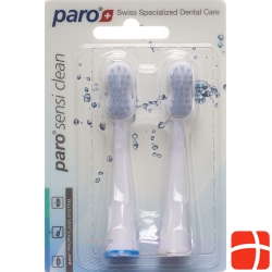 Paro sensi-clean replacement toothbrush sonic toothbrush 2 pcs