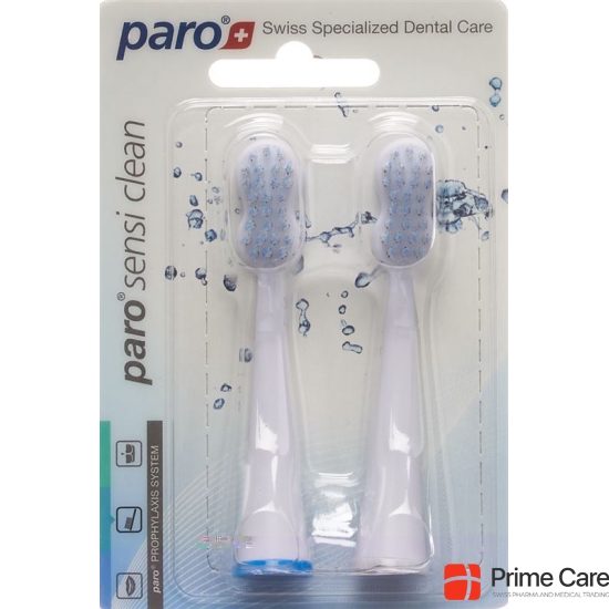 Paro sensi-clean replacement toothbrush sonic toothbrush 2 pcs