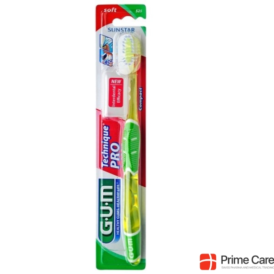 GUM SUNSTAR TECHNIQUE PRO toothbrush compact soft