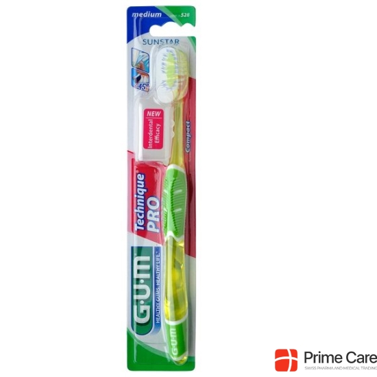 GUM SUNSTAR TECHNIQUE PRO toothbrush compact medium