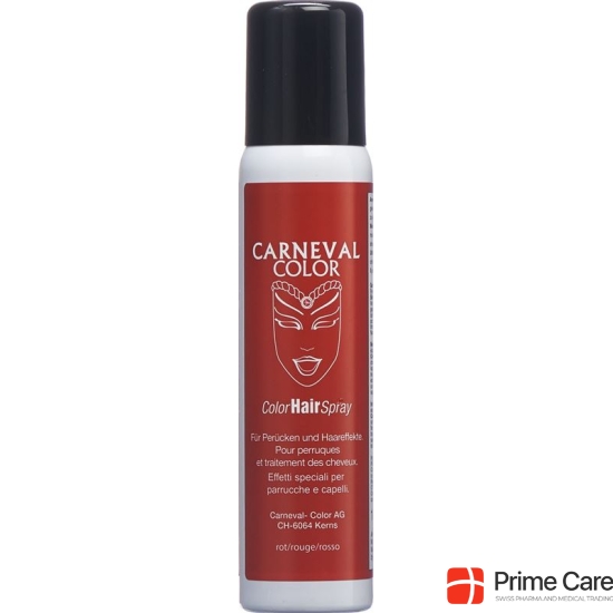 Carnival Color Hair Spray Red 100 ml