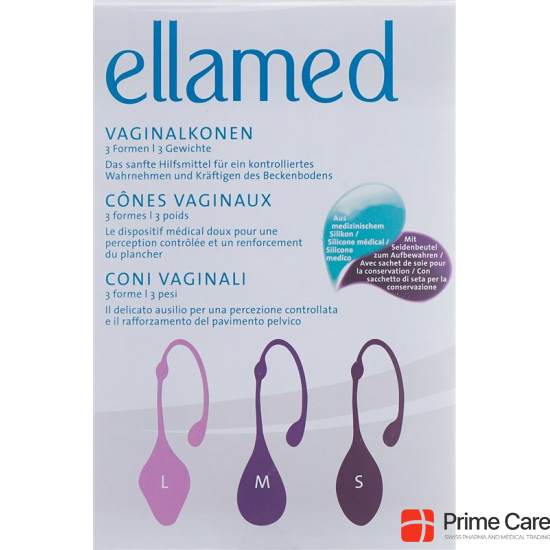 ellamed Vaginal 3 forms / 3 3 unit weights