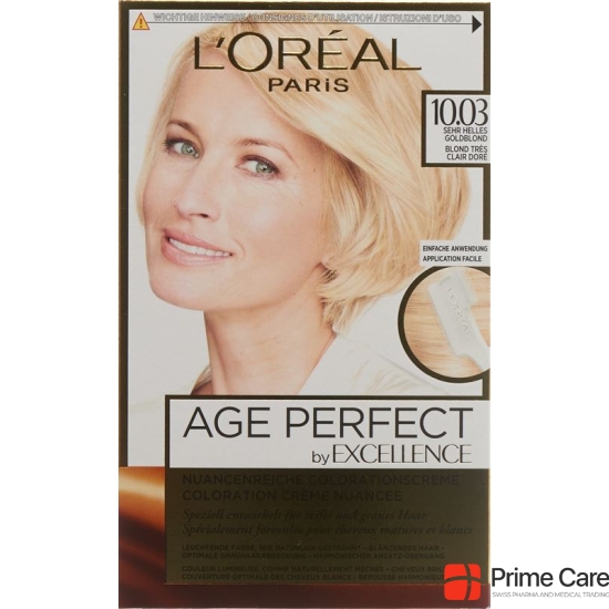 EXCELLENCE Age Perfect 03/10 very light golden blond