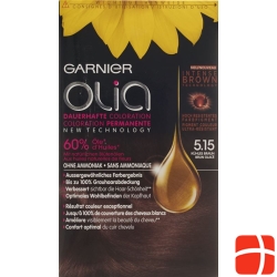 Olia hair color 5.15 Cool Brown