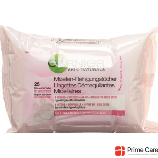 GARNIER Nat Micellar Reinigungstüch Duo 2 x 25 pcs