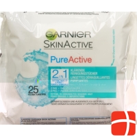 Garnier Skin Naturals Pure Active clarifying cleaning cloths Duo 2 x 25 pcs