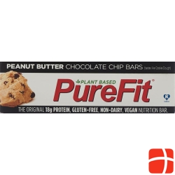 PureFit Protein Bar Chocolate Chip 100% vegan 15 x 57 g