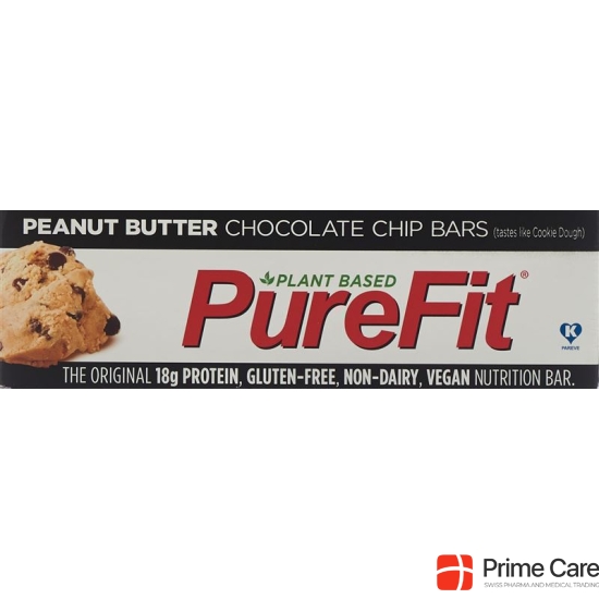 PureFit Protein Bar Chocolate Chip 100% vegan 15 x 57 g