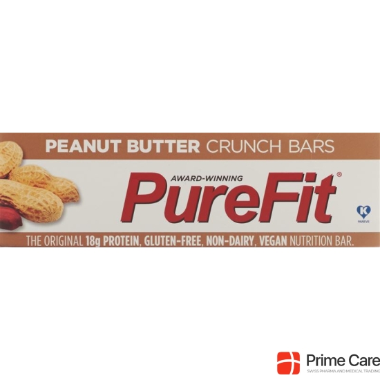 PureFit Protein Bar Peanut Butter 100% Vegan 15 x 57 g