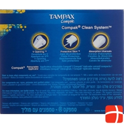 Tampax Compak Regular Tampons 22 pieces