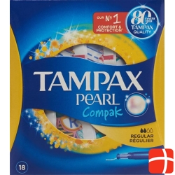 Tampax Tampons Compak Pearl Regular 18 pieces