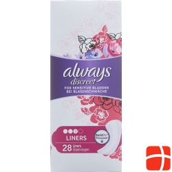 always Discreet incontinence liner 28 pieces