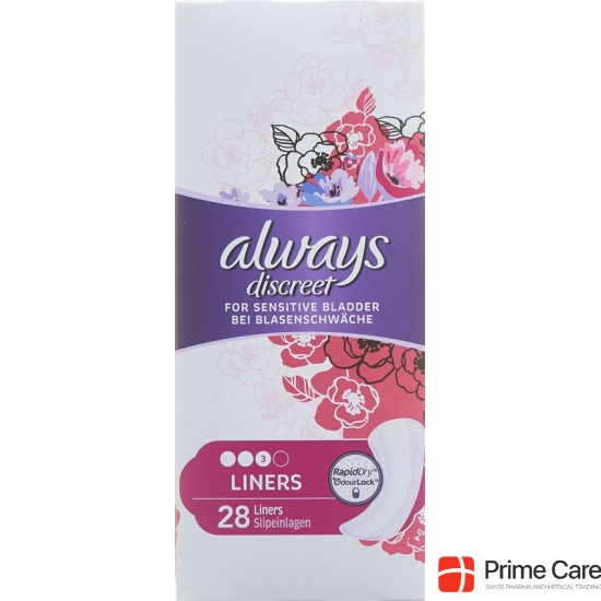 always Discreet incontinence liner 28 pieces