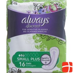 always Discreet incontinence Small Plus 16 pcs