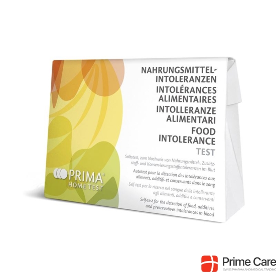 PRIMA HOME TEST Test for food intolerance (64 food)