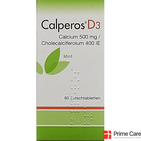 Calperos D3 Lutschtabl mint Ds 60 pcs