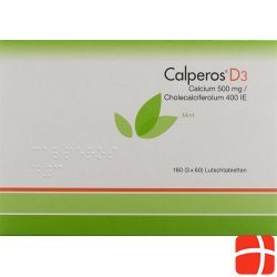 Calperos D3 Lutschtabl mint Ds 180 pcs