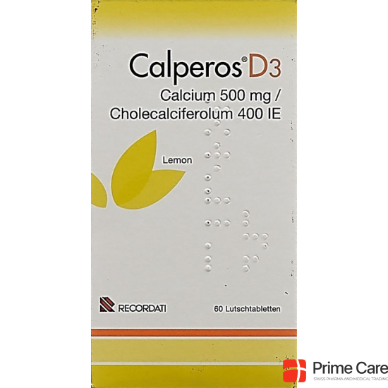 Calperos D3 Lutschtabl lemon Ds 60 pcs