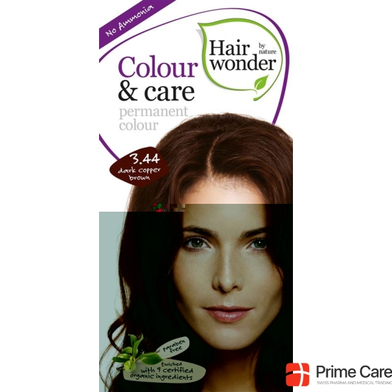 Henna Hair Color Wonder & Care 3:44 dark copper brown