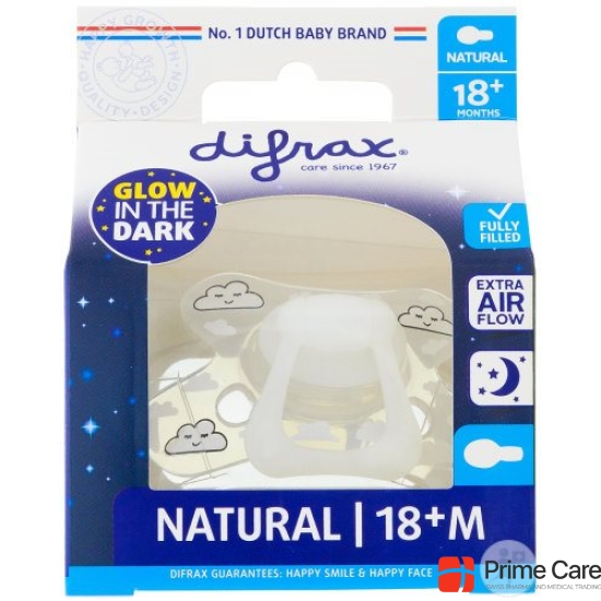 Difrax pacifiers Natural 18 + M Special Edition Silicon