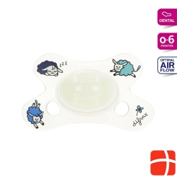 Difrax soother Dental 0-6M Night Silicone