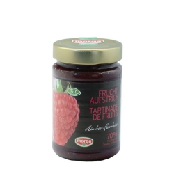 Morga raspberry fruit spread 70% Organic Action 350 g