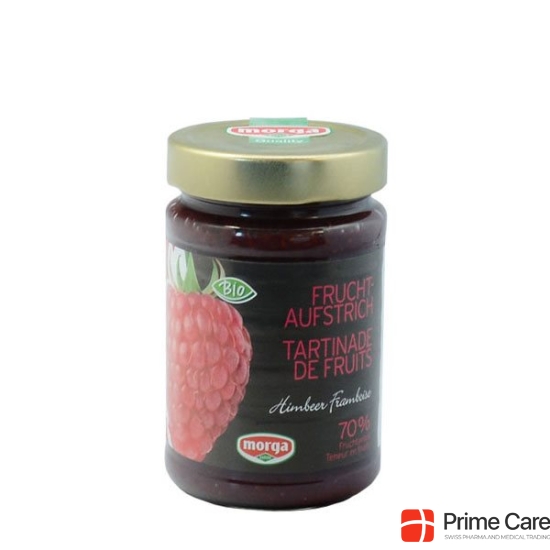 Morga raspberry fruit spread 70% Organic Action 350 g